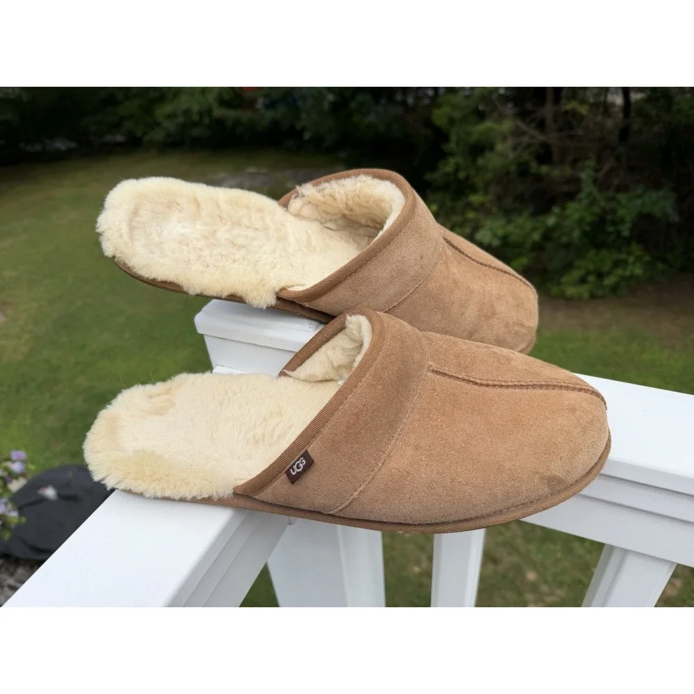 USED UGG Scuff Slippers Mens Size 13 GUC